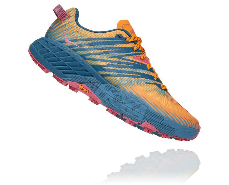 Hoka One One Trailove Tenisky Damske Modre - Speedgoat 4 - 63820-KHPA